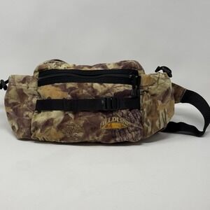 Vintage Fieldline Real Tree Camo Fanny Pack Waist Belt Bag Hunting Made in USA